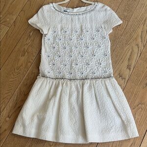 Moschino White Floral Kids Dress